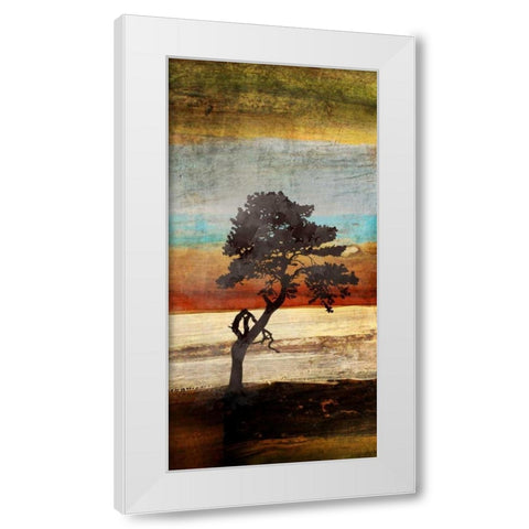 Fall Colors II White Modern Wood Framed Art Print by Orlov, Irena