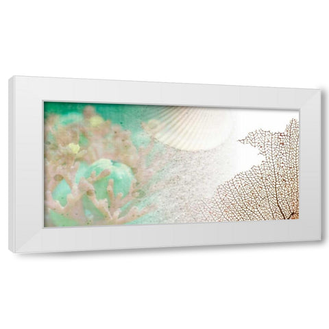 Serene Photo Collage II White Modern Wood Framed Art Print by Orlov, Irena