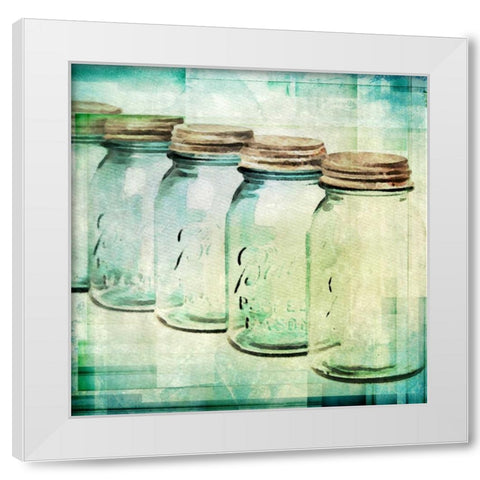 Canning Season II White Modern Wood Framed Art Print by Orlov, Irena