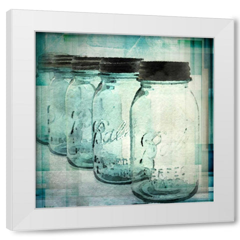 Canning Season VI White Modern Wood Framed Art Print by Orlov, Irena