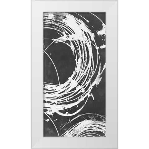 Circle Back II White Modern Wood Framed Art Print by Harper, Ethan