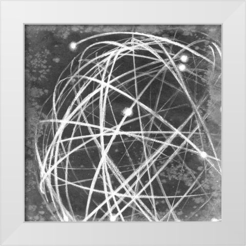 Interstellar II White Modern Wood Framed Art Print by Harper, Ethan