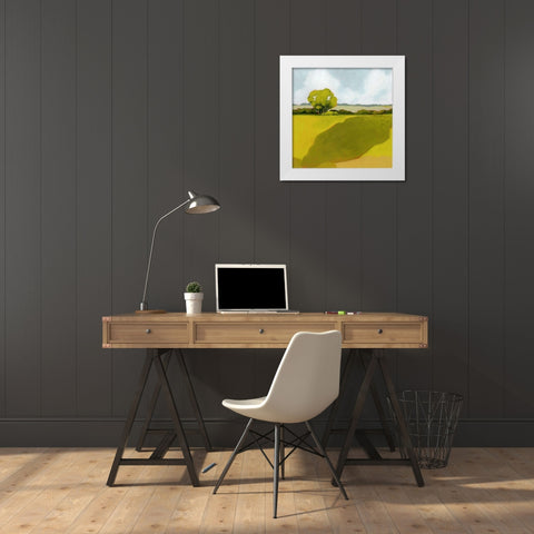 Sunkissed Solitude I White Modern Wood Framed Art Print by Popp, Grace