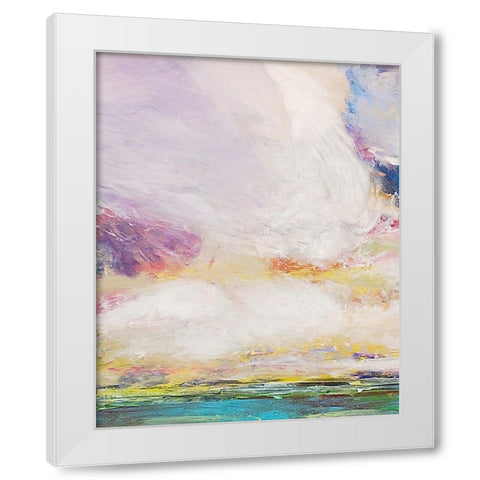Long Way I White Modern Wood Framed Art Print by Friedlander, Allan