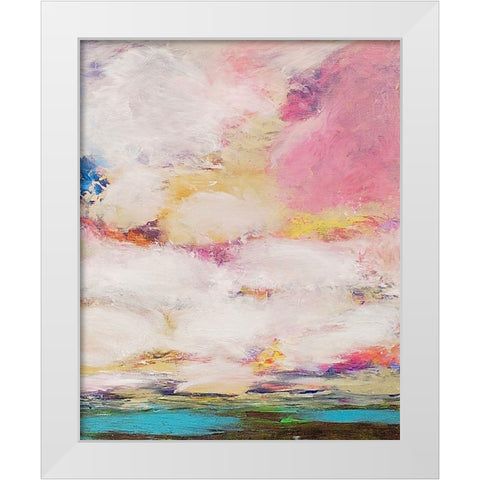 Long Way II White Modern Wood Framed Art Print by Friedlander, Allan