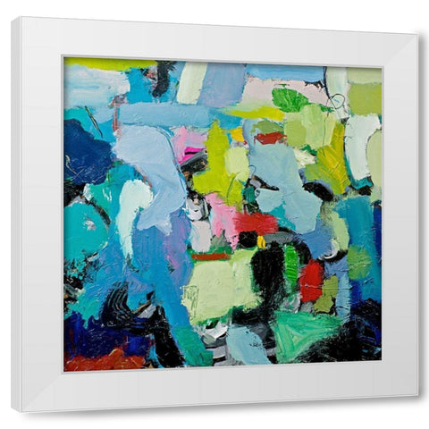 Moultrie White Modern Wood Framed Art Print by Friedlander, Allan