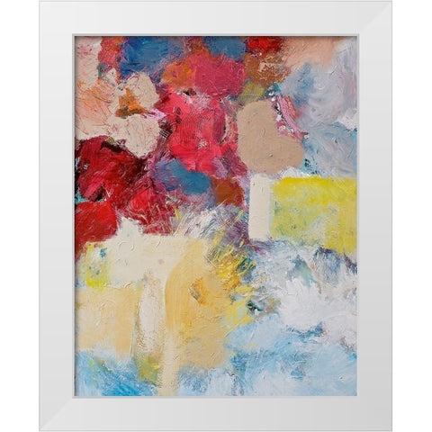 When Angels Sing White Modern Wood Framed Art Print by Friedlander, Allan