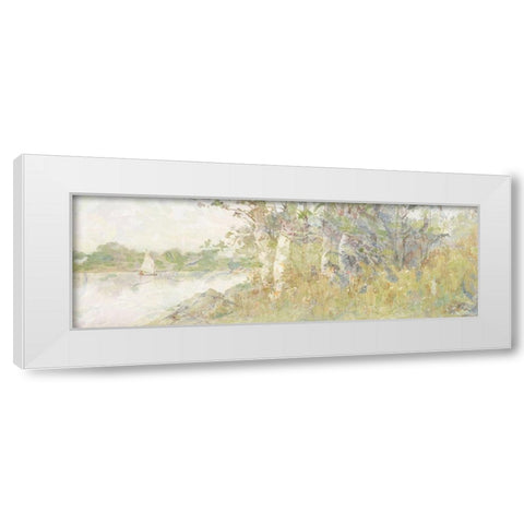 Impressions of Yesterday I White Modern Wood Framed Art Print by Stellar Design Studio