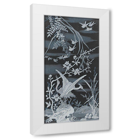 Nature Panel I White Modern Wood Framed Art Print by Stellar Design Studio