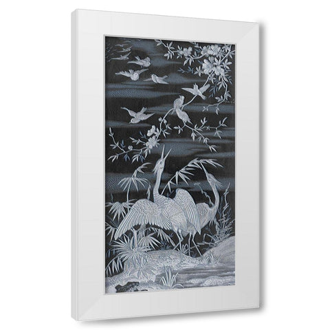 Nature Panel II White Modern Wood Framed Art Print by Stellar Design Studio