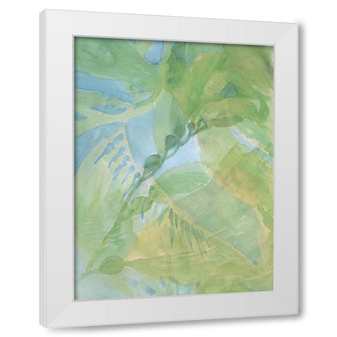 Sea Grass II White Modern Wood Framed Art Print by Stellar Design Studio