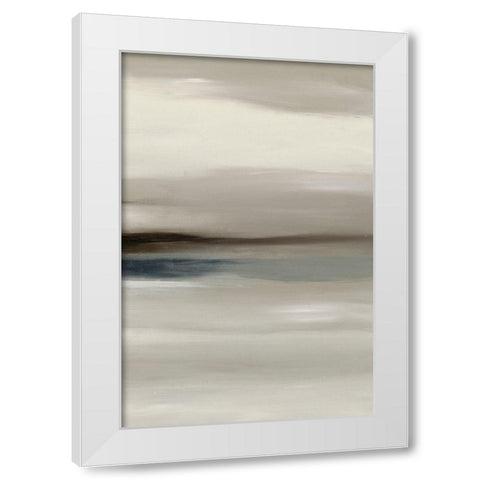 Vast Horizon I White Modern Wood Framed Art Print by Stellar Design Studio