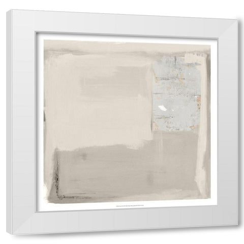 Sierra II White Modern Wood Framed Art Print by Stellar Design Studio