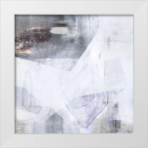 Sublimation II White Modern Wood Framed Art Print by Borges, Victoria