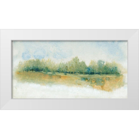 Wind Break I White Modern Wood Framed Art Print by OToole, Tim