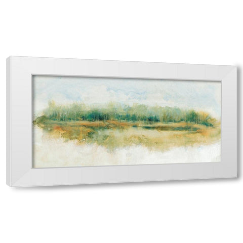 Wind Break II White Modern Wood Framed Art Print by OToole, Tim