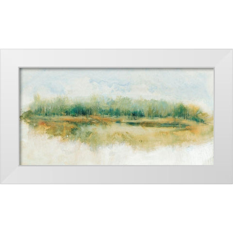 Wind Break II White Modern Wood Framed Art Print by OToole, Tim