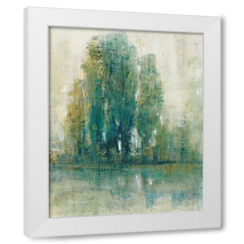 Spring Paysage I White Modern Wood Framed Art Print by OToole, Tim