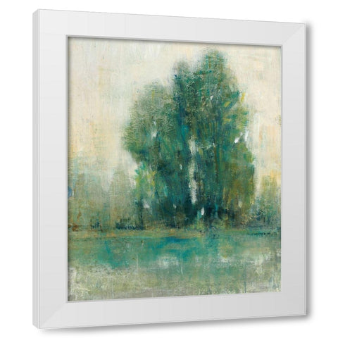 Spring Paysage II White Modern Wood Framed Art Print by OToole, Tim