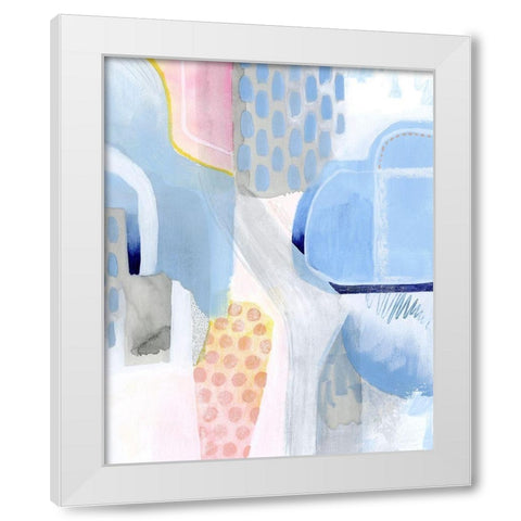 Cumulus Current I White Modern Wood Framed Art Print by Popp, Grace