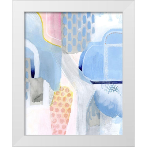 Cumulus Current I White Modern Wood Framed Art Print by Popp, Grace