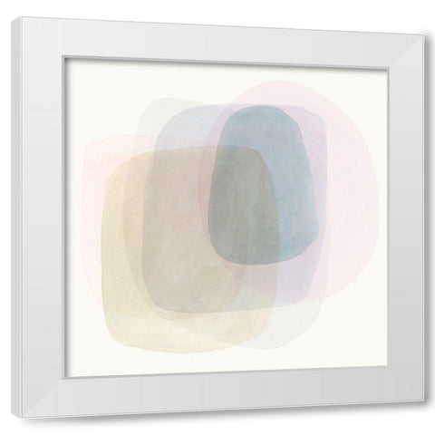 Chroma Cast III White Modern Wood Framed Art Print by Borges, Victoria