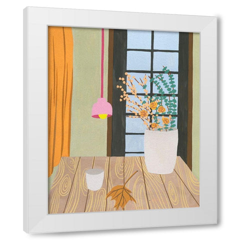 Portrait of Home II White Modern Wood Framed Art Print by Wang, Melissa