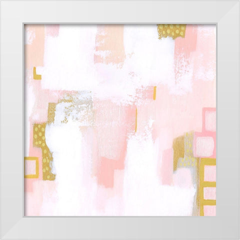 Strawberry Season I White Modern Wood Framed Art Print by Popp, Grace
