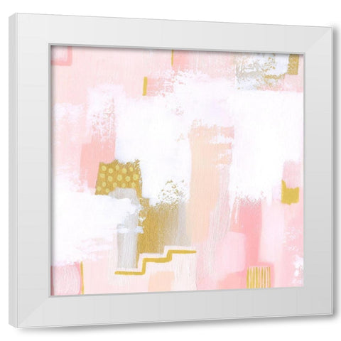 Strawberry Season IV White Modern Wood Framed Art Print by Popp, Grace