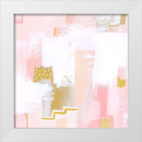 Strawberry Season IV White Modern Wood Framed Art Print by Popp, Grace