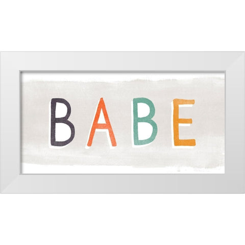 Hipster Sayings I White Modern Wood Framed Art Print by Vess, June Erica