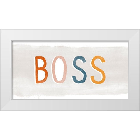 Hipster Sayings III White Modern Wood Framed Art Print by Vess, June Erica
