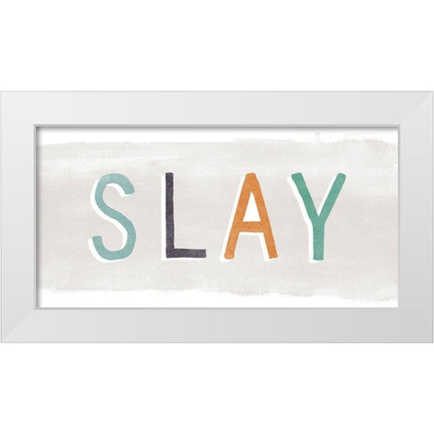 Hipster Sayings VIII White Modern Wood Framed Art Print by Vess, June Erica
