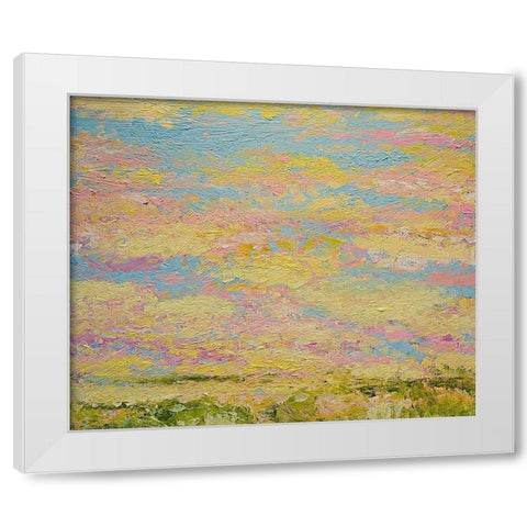 Sky Light White Modern Wood Framed Art Print by Friedlander, Allan