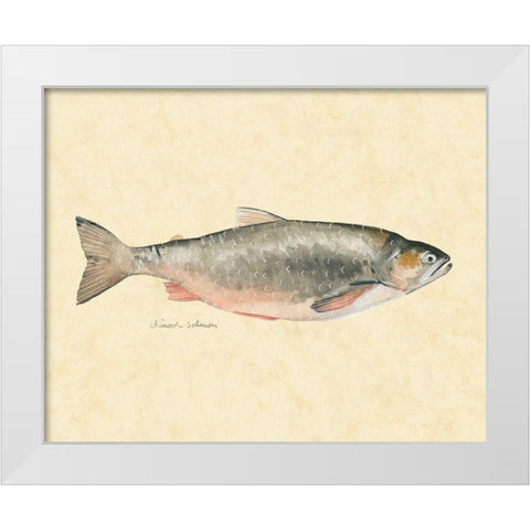 Catch of the Day II White Modern Wood Framed Art Print by Scarvey, Emma