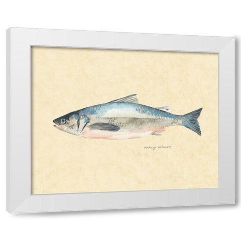 Catch of the Day IV White Modern Wood Framed Art Print by Scarvey, Emma