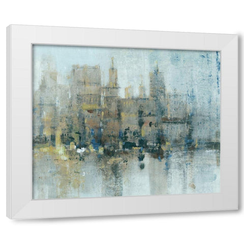 City Proper II White Modern Wood Framed Art Print by OToole, Tim