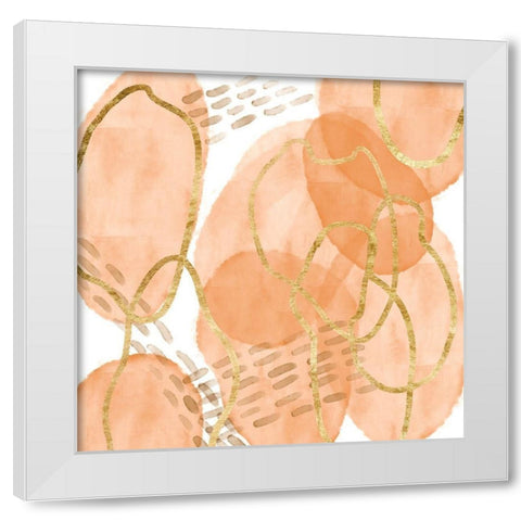 Sunset Drift I White Modern Wood Framed Art Print by Wang, Melissa