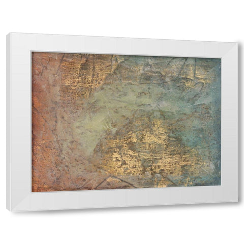 Rising Sign White Modern Wood Framed Art Print by Stramel, Renee W.