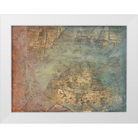 Rising Sign White Modern Wood Framed Art Print by Stramel, Renee W.