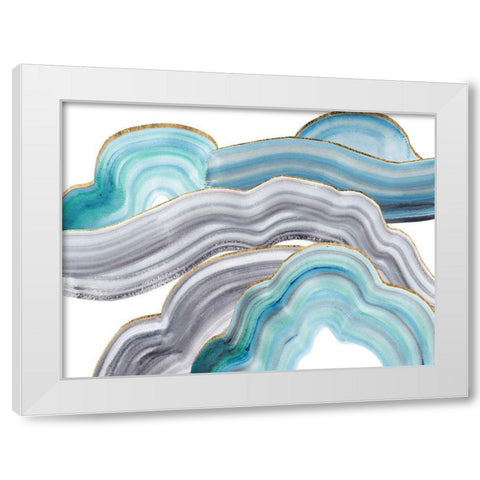 Cloudy Day II White Modern Wood Framed Art Print by Wang, Melissa