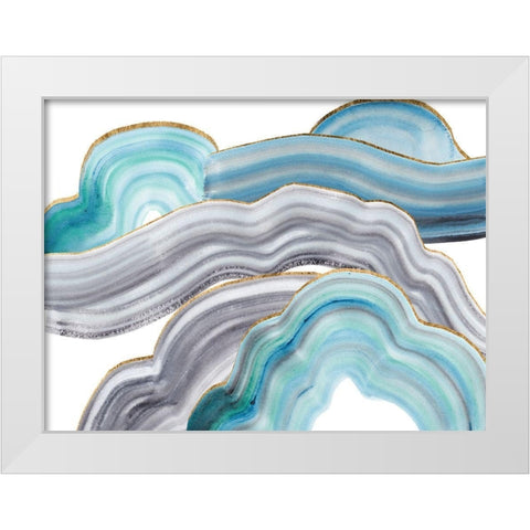 Cloudy Day II White Modern Wood Framed Art Print by Wang, Melissa