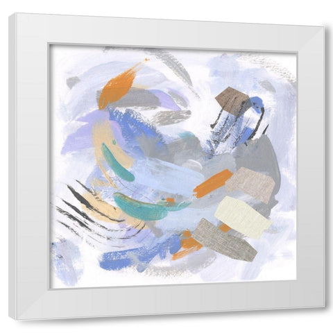 Glacier II White Modern Wood Framed Art Print by Wang, Melissa