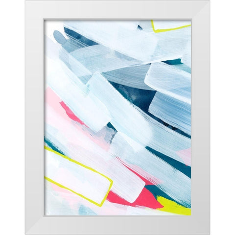 Enfold I White Modern Wood Framed Art Print by Popp, Grace