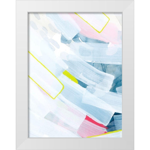 Enfold II White Modern Wood Framed Art Print by Popp, Grace