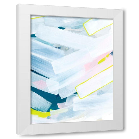 Enfold III White Modern Wood Framed Art Print by Popp, Grace
