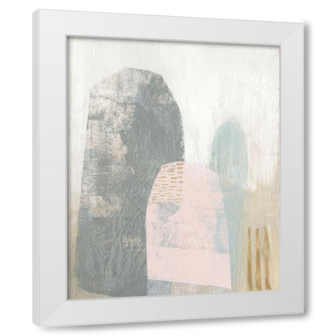 Arranged II White Modern Wood Framed Art Print by Goldberger, Jennifer