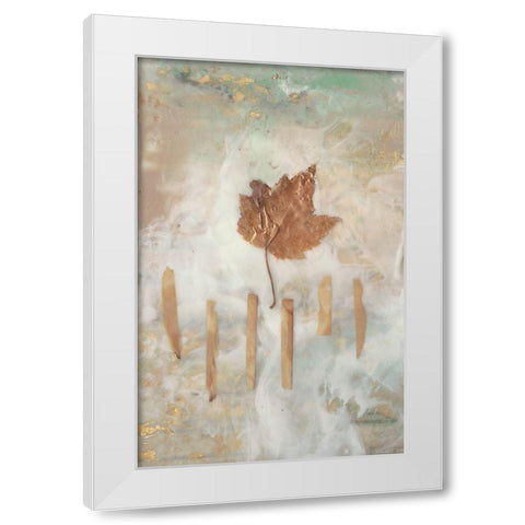 Bronzed in Wax II White Modern Wood Framed Art Print by Goldberger, Jennifer