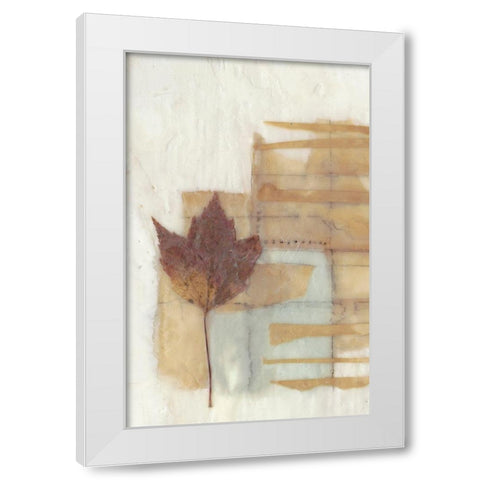 Found in Wax II White Modern Wood Framed Art Print by Goldberger, Jennifer