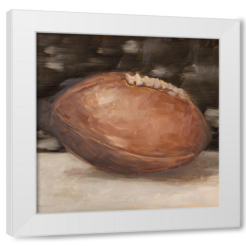 Vintage Leather IV White Modern Wood Framed Art Print by Harper, Ethan